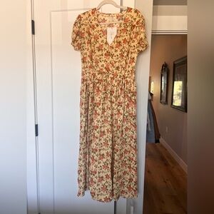 NWT The Simple Dawn Dress | Buttercream English Rose